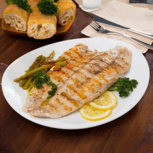 Pescado Salteado con Jengibre