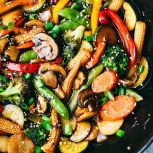 Verduras al Wok